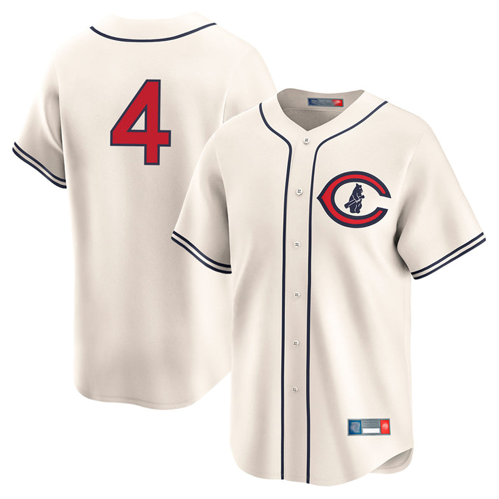 CAdoa C.Cubs #4 Pete Crow-Armstrong Player Cream Field of Dreams Limited Home Game Stitched Jerseys