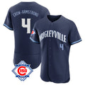 CAdoa C.Cubs #4 Pete Crow-Armstrong Player Navy City Connect 150th Anniversary Limited Elite Home Stitched Jerseys