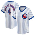 CAdoa C.Cubs #4 Pete Crow-Armstrong Player White T-shirt Cooperstown Collection Limited Stitched Jerseys
