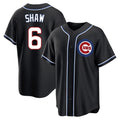 CAdoa C.Cubs #6 Matt Shaw Player Black Fashion Out Game Stitched Jerseys