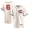 CAdoa C.Cubs #6 Matt Shaw Player Cream Field of Dreams Limited Home Game Stitched Jerseys