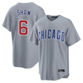 CAdoa C.Cubs #6 Matt Shaw Player Gray Home Game Stitched Jerseys