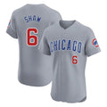 CAdoa C.Cubs #6 Matt Shaw Player Gray Road Limited Elite Home Stitched Jerseys