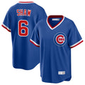 CAdoa C.Cubs #6 Matt Shaw Player Royal T-shirt Cooperstown Collection Limited Stitched Jerseys