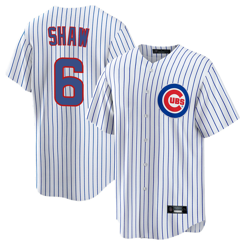 CAdoa C.Cubs #6 Matt Shaw Player White Game Home Stitched Jerseys