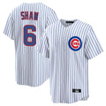 CAdoa C.Cubs #6 Matt Shaw Player White Game Home Stitched Jerseys