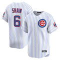CAdoa C.Cubs #6 Matt Shaw Player White Limited Home Game Stitched Jerseys