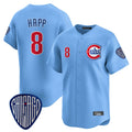CAdoa C.Cubs #8 Ian Happ Player Blue Vapor Premier Limited Home Stitched Jerseys