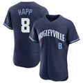 CAdoa C.Cubs #8 Ian Happ Player Navy City Connect Limited Elite Home Stitched Jerseys