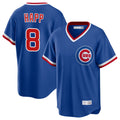 CAdoa C.Cubs #8 Ian Happ Player Royal T-shirt Cooperstown Collection Limited Stitched Jerseys
