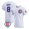 CAdoa C.Cubs #8 Ian Happ Player White 150th Anniversary Limited Elite Home Game Stitched Jerseys
