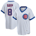 CAdoa C.Cubs #8 Ian Happ Player White T-shirt Cooperstown Collection Limited Stitched Jerseys