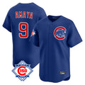 CAdoa C.Cubs #9 Miguel Amaya Player Royal 150th Anniversary Limited Home Stitched Jerseys