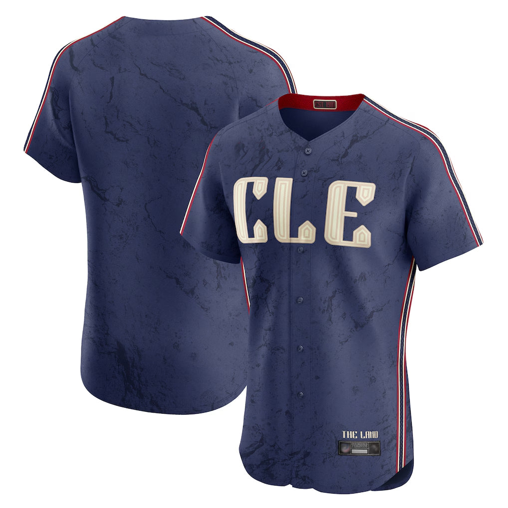 CAdoa C.Guardians Navy City Connect Limited Elite Home Blank Player Stitched Jerseys
