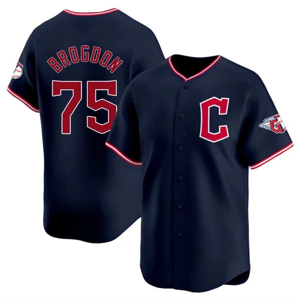 CAdoa C.Guardians #75 Connor Brogdon Player Navy Limited Home Stitched Jerseys