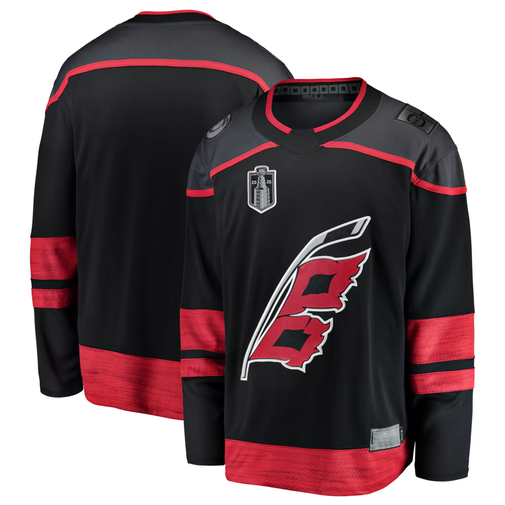CAdoa C.Hurricanes Black 2026 Stanley Cup Final Home Breakaway Stitched Jerseys