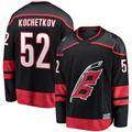 CAdoa C.Hurricanes #52 Pyotr Kochetkov Black Home Premier Breakaway Player Stitched Jerseys