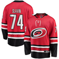 CAdoa C.Hurricanes #74 Jaccob Slavin Red Alternate Breakaway Player Stitched Jerseys