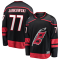 CAdoa C.Hurricanes #77 Mark Jankowski Black Home Breakaway Stitched Jerseys