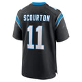 CAdoa C.Panthers #11 Nic Scourton Player Black Home Game Stitched Jerseys