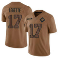 CAdoa C.Panthers #17 Xavier Legette Player Brown Salute To Service Limited Stitched Jerseys