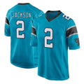 CAdoa C.Panthers #2 Mike Jackson Player Blue Game Stitched Jerseys