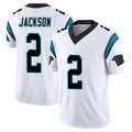 CAdoa C.Panthers #2 Mike Jackson Player White Vapor F.U.S.E. Limited Home Game Stitched Jerseys
