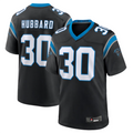 CAdoa C.Panthers #30 Chuba Hubbard Player Black Team Game Stitched Jerseys