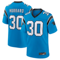 CAdoa C.Panthers #30 Chuba Hubbard Player Blue Game Stitched Jerseys