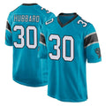 CAdoa C.Panthers #30 Chuba Hubbard Player Blue Game Stitched Jerseys