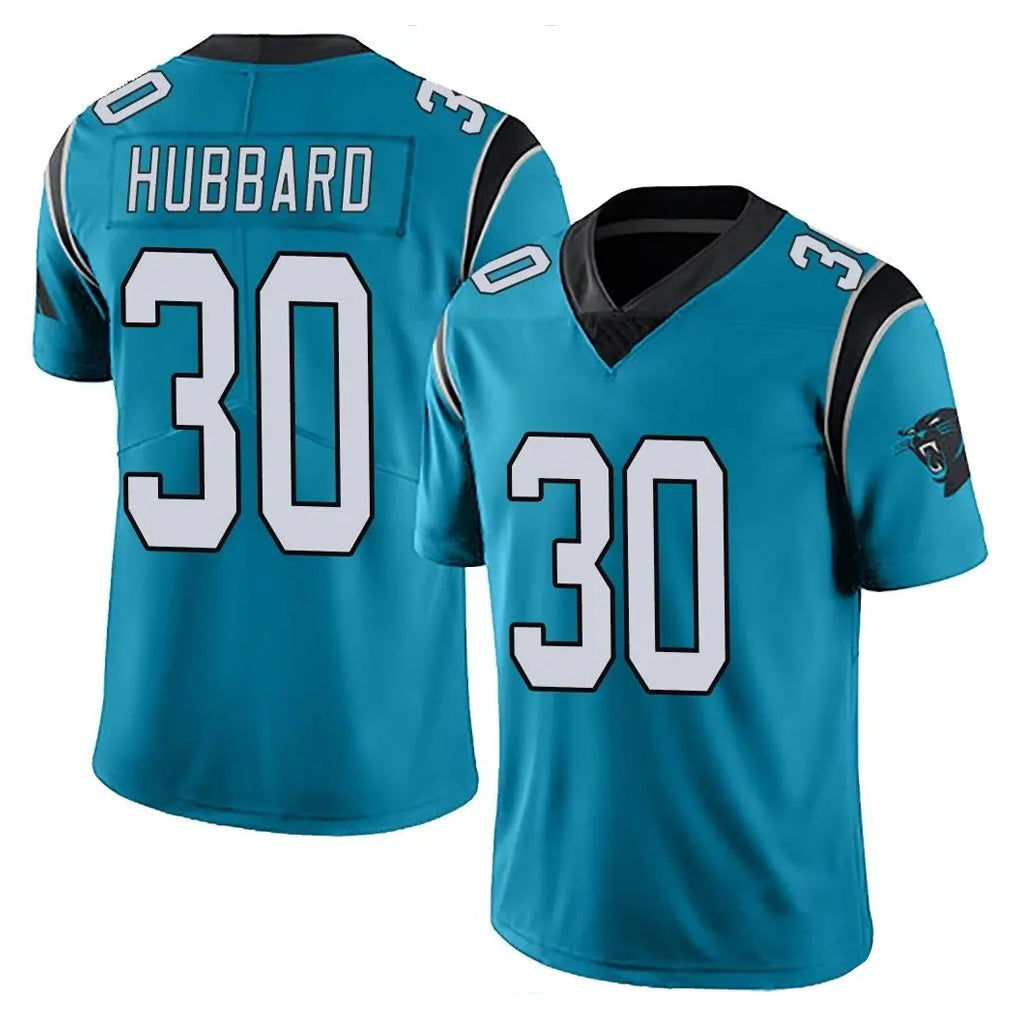 CAdoa C.Panthers #30 Chuba Hubbard Player Blue Vapor Untouchable Limited Game Stitched Jerseys