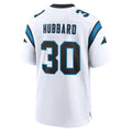 CAdoa C.Panthers #30 Chuba Hubbard Player White Home Game Stitched Jerseys