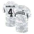 CAdoa C.Panthers #4 Tetairoa McMillan Player Arctic Camo Salute to Service T-Shirt Hoodies Stitched Jerseys