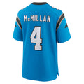 CAdoa C.Panthers #4 Tetairoa McMillan Player Blue Home Game Stitched Jerseys