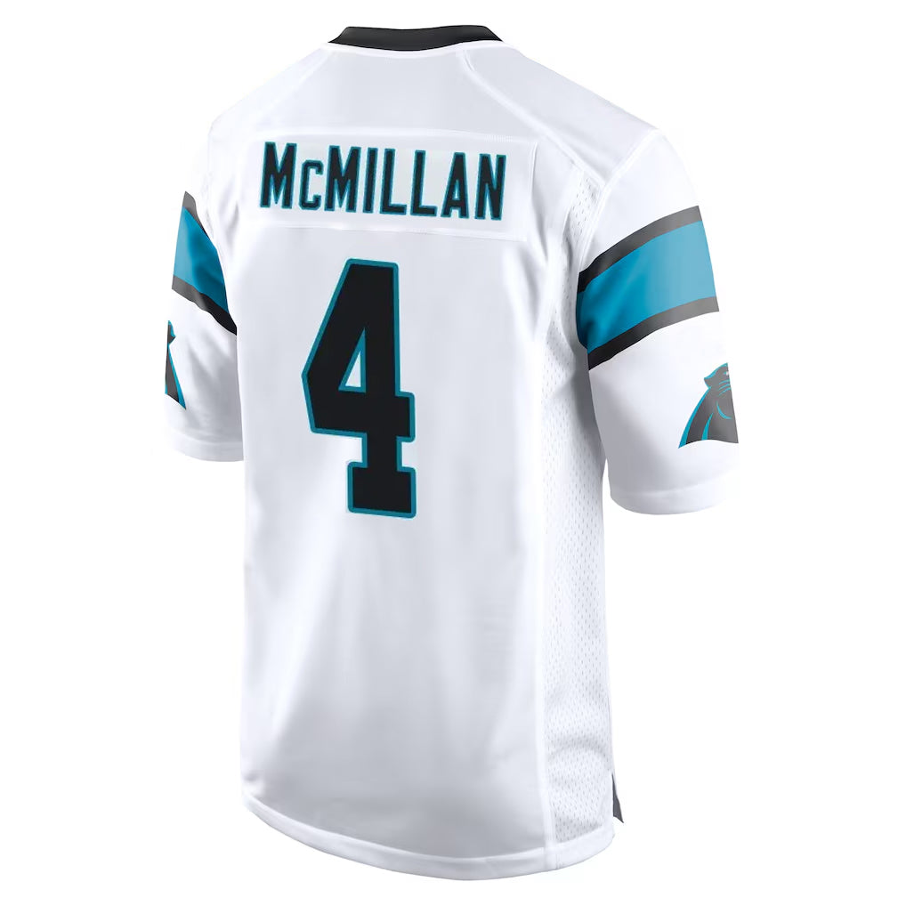 CAdoa C.Panthers #4 Tetairoa McMillan Player White Game Stitched Jerseys