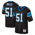 CAdoa C.Panthers #51 Sam Mills Player Black Mitchell & Ness Legacy Replica Stitched Jerseys