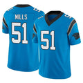 CAdoa C.Panthers #51 Sam Mills Player Blue Vapor F.U.S.E. Limited Home Game Stitched Jerseys