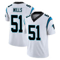 CAdoa C.Panthers #51 Sam Mills Player White Vapor Untouchable Limited Game Stitched Jerseys