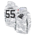CAdoa C.Panthers #55 Devin Lloyd Player Arctic Camo Salute to Service Pullover Hoodies Limited Game Stitched Jerseys