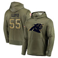 CAdoa C.Panthers #55 Devin Lloyd Player Olive Salute to Service Hoodies Stitched Jerseys