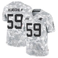 CAdoa C.Panthers #59 Luke Kuechly Player Arctic Camo Salute to Service Limited Stitched Jerseys