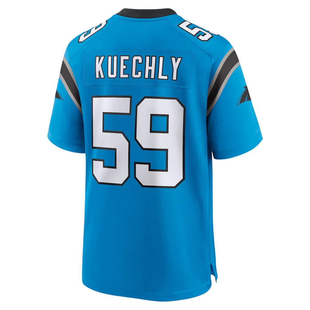 CAdoa C.Panthers #59 Luke Kuechly Player Blue Home Game Stitched Jerseys