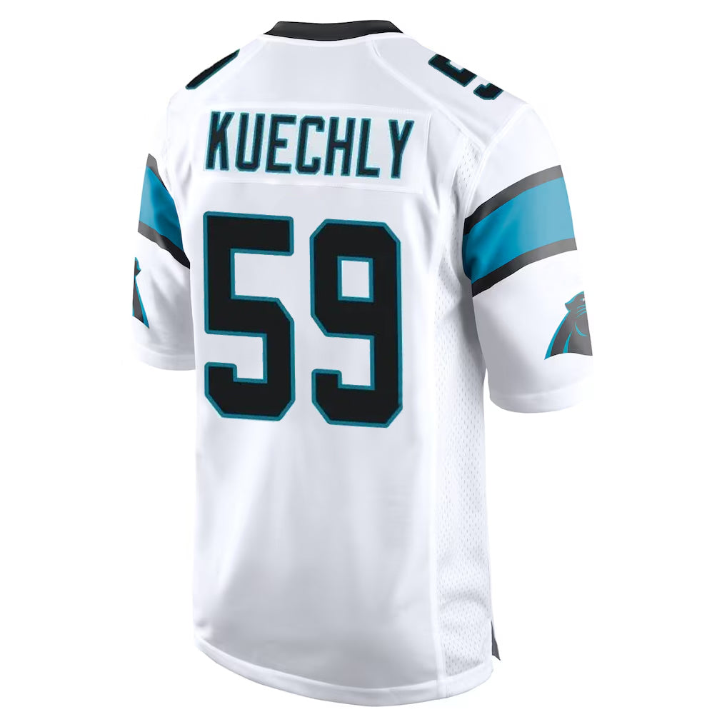 CAdoa C.Panthers #59 Luke Kuechly Player White Game Stitched Jerseys