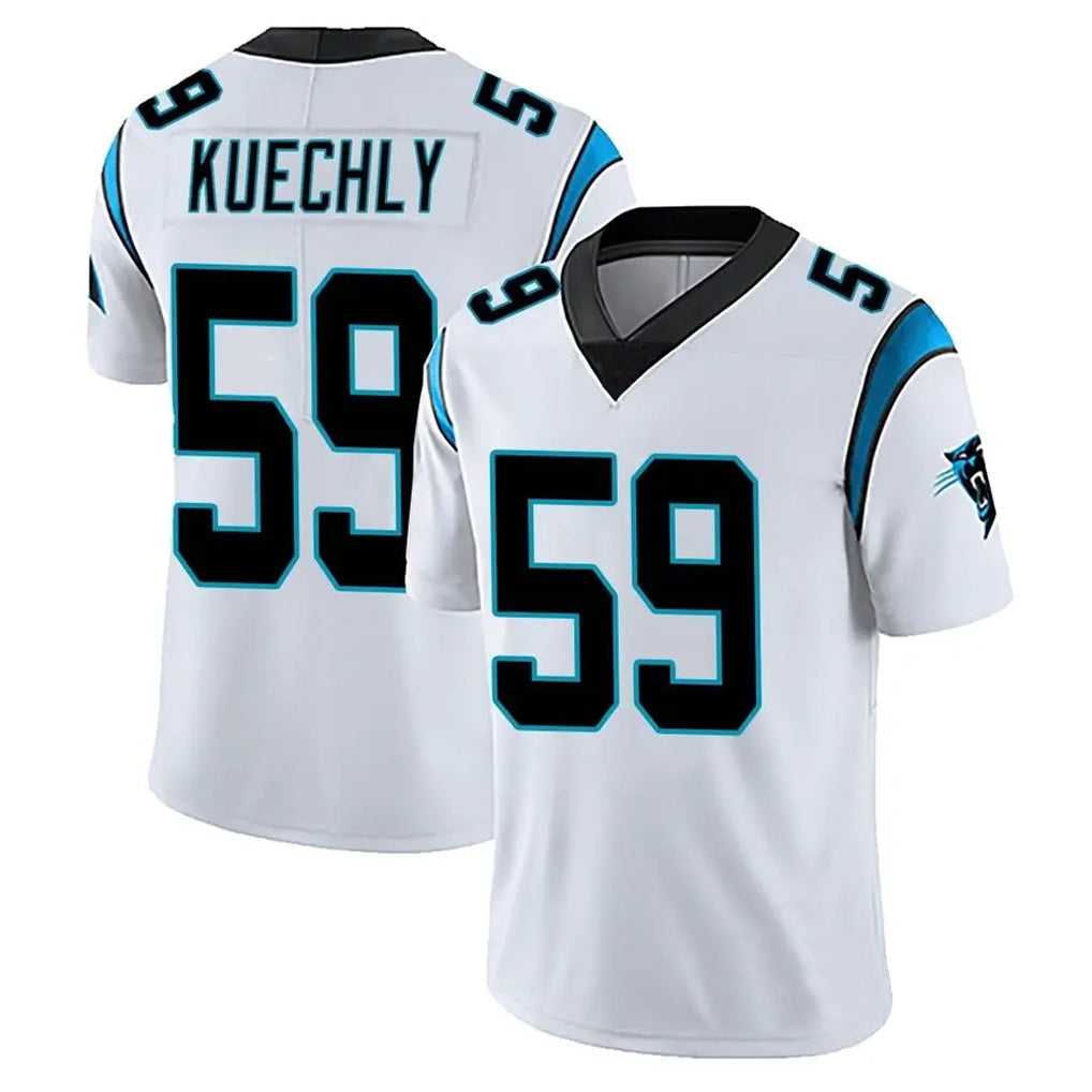 CAdoa C.Panthers #59 Luke Kuechly Player White Vapor Limited Stitched Jerseys