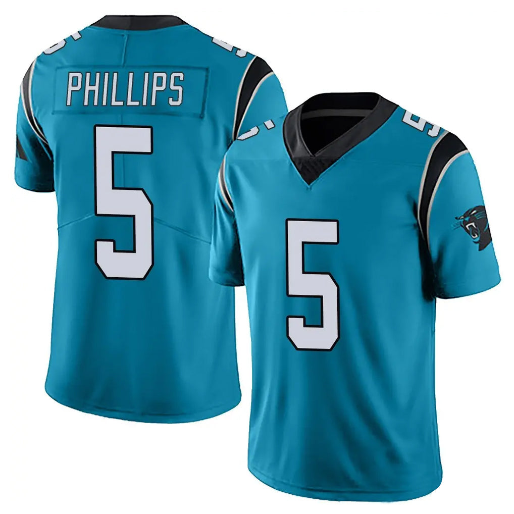CAdoa C.Panthers #5 Jaelan Phillips Player Blue Vapor Untouchable Limited Game Stitched Jerseys