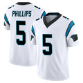 CAdoa C.Panthers #5 Jaelan Phillips Player White Vapor F.U.S.E. Limited Home Game Stitched Jerseys