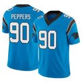 CAdoa C.Panthers #90 Julius Peppers Player Blue Vapor F.U.S.E. Limited Home Game Stitched Jerseys