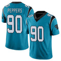 CAdoa C.Panthers #90 Julius Peppers Player Blue Vapor Untouchable Limited Game Stitched Jerseys