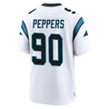 CAdoa C.Panthers #90 Julius Peppers Player White Home Game Stitched Jerseys