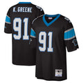 CAdoa C.Panthers #91 Kevin Greene Player Black Mitchell & Ness Legacy Replica Stitched Jerseys